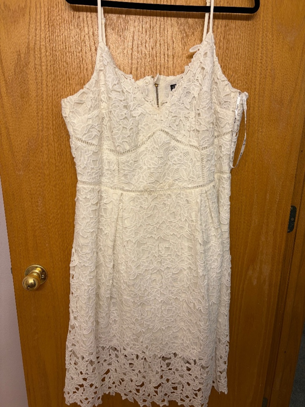 City Chic White Embroidered Dress